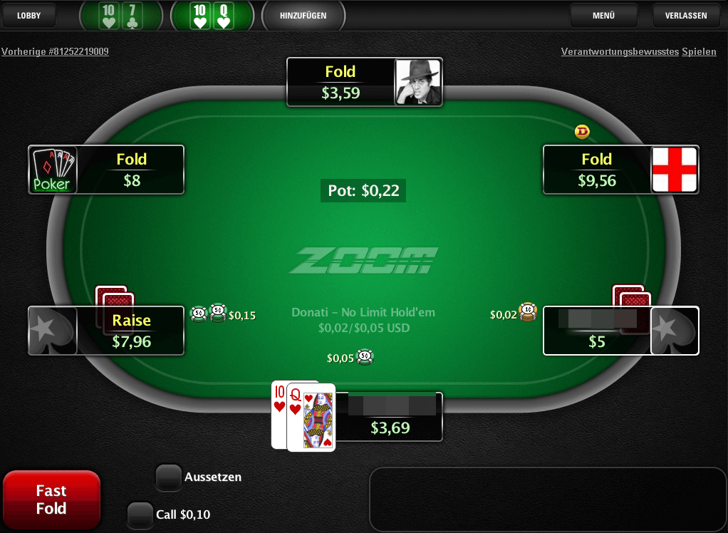 Zoom poker