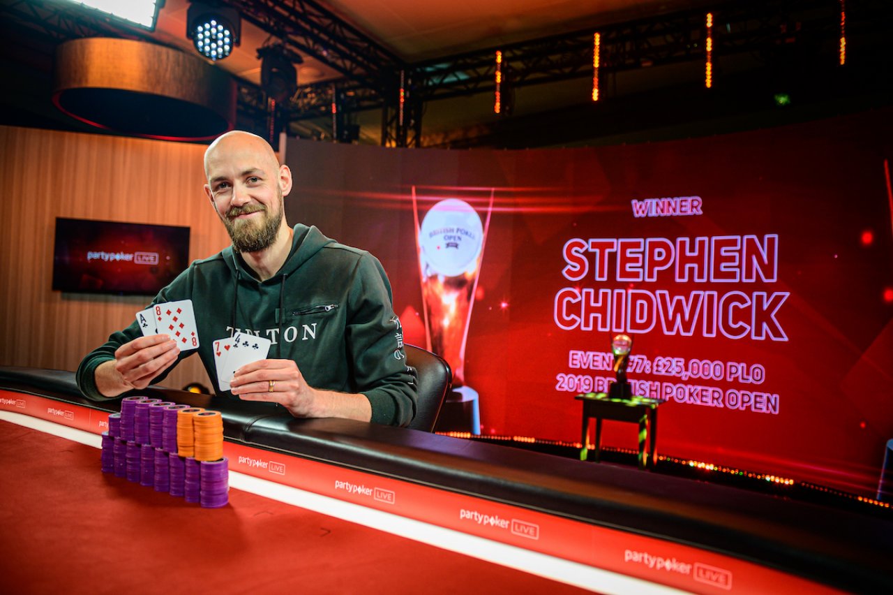 Стивен Чидвик – чемпион ивента по PLO на British Poker Open